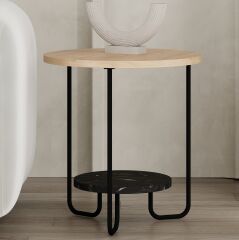 Corro Yan Sehpa Sapphire Meşe - Lotus