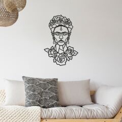 Metal Dekoratif Frida Rose