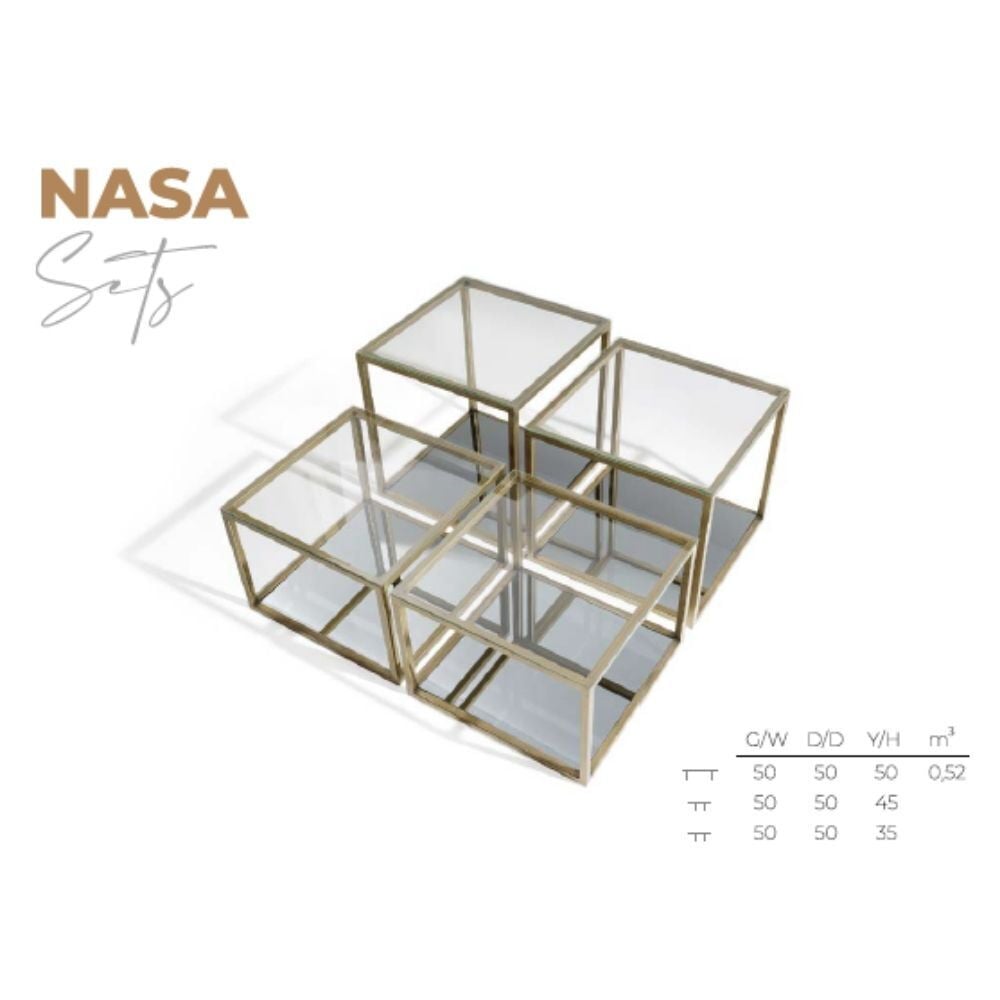 Nasa Orta Sehpa Takımı - Dörtlü Set