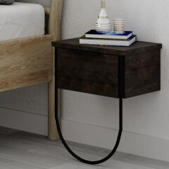 Norfolk Nightstand Koyu Coffe