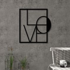 Metal Duvar Dekoru No.5 Love M.dk.t.13332.6