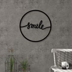 Metal Duvar Dekoru No.8 Smile M.dk.t.13332.9