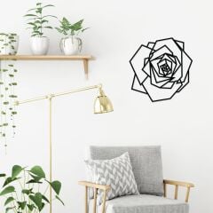 Metal Duvar Dekoru No:51 Wild Rose M.dk.t.13332.42