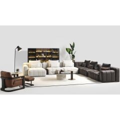 Aqua Köşe + 1seater+ Puf Set